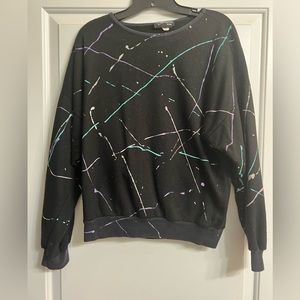 Vintage Paint Splatter Sweatshirt